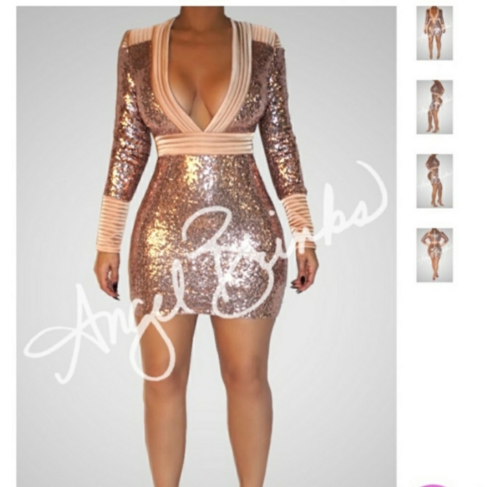 Angel Brinks Sequence Dress